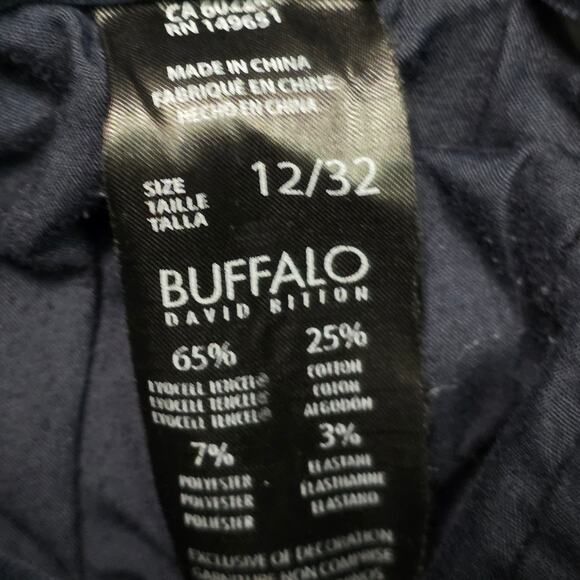 Buffalo David Bitton Jeans Women’s 12x32 Blue Stretch Straight Leg - Picture 6 of 7